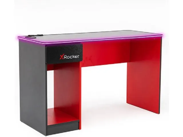 Xrocker Carbon-Tek Gaming bureau 2022025 draadloos grijs-rood