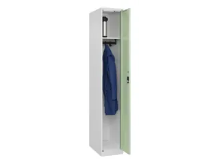 locker,HxBxD 1850x300x500mm,1vak,vak B 300mm,cil.-slot,staand op vloer - 1
