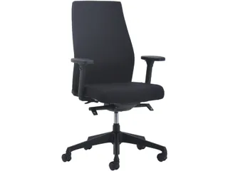 Bureaustoel Euroseats Torino zwart - 1