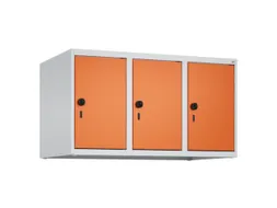 opzetkast,v. locker,3vak.,vak B 300mm,HxBxD 500x900x500mm,vleugeldeur