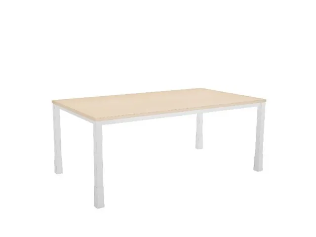 In hoogte verstelbaar bureau,HxBxD 720-840x1800x1000mm,NE-esdoorn