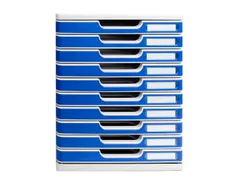 Ladenblok MODULO A4 10 laden Classic Blauw Grijs