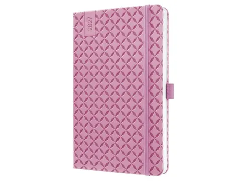 Weekagenda Flair A5 2027 (NL/FR/EN/DU) Petal Pink Hardcover