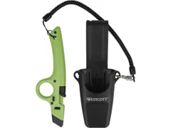 Snijmesset Westcott keramisch Safety met vingergat, houder en koord