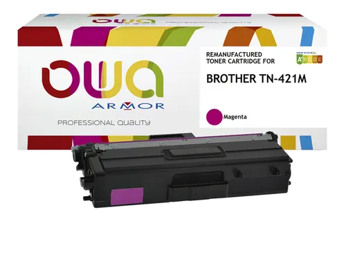 Toner OWA alternatief tbv Brother TN-421M rood