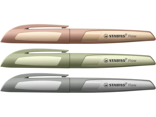 Vulpen STABILO Flow medium grijs