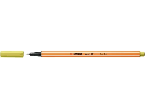 Fineliner STABILO point 88/67 fijn mosterd