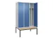 locker voor scheiding van kleding,HxBxD 2120x1200x815mm,3vak