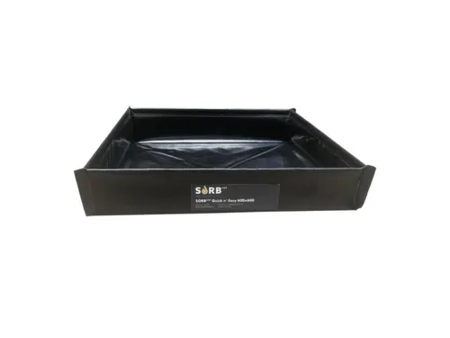 opvouwbare bak,opvangvol. 43l,HxBxD 120x600x600mm,rand m. versterking