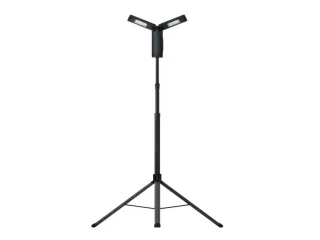 Floodlight m. statief,80 LED,1250-2500lumen,statief,straalhoek 180 ° - 2