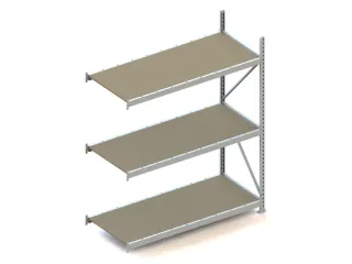 Breedvakstelling Aanbouwveld Hxbxd 2200x1851x800mm 3 Houten Legborden - 1