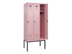 locker,HxBxD 2120x900x500mm,3vak,vak B 300mm,draaigrendel