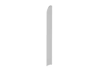 Zijpaneel H 2250mm Dikte 20mm Voor Basisveld Zonder Achterwand Wit - 2