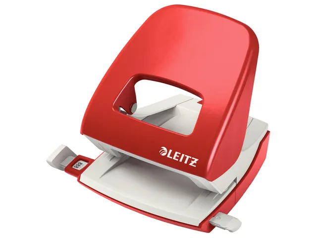Perforator Leitz NeXXt 5008 2-gaats 30vel rood