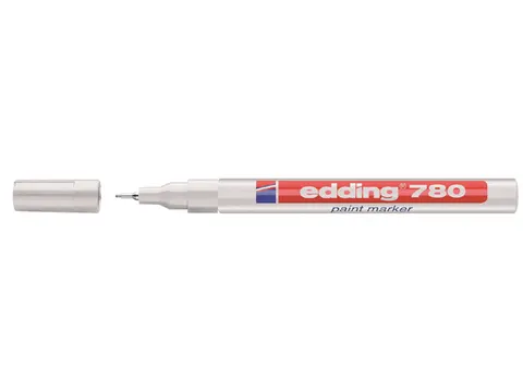 Viltstift edding 780 lakmarker rond wit 0.8mm