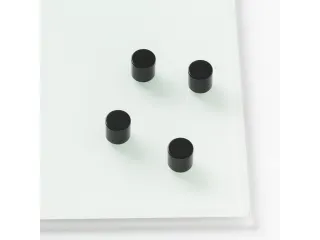 Glasbordmagneten Naga 10x10xmmcylinder set a 4st. zwart - 2