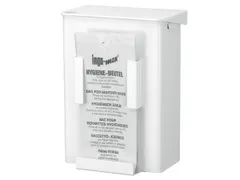 Hygiënebak 6 liter wit + zakjeshouder, AB 6 HB 1 P - ingo-man versie