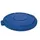 Ronde Deksel Brute Container 75.7 Liter Rubbermaid Blauw