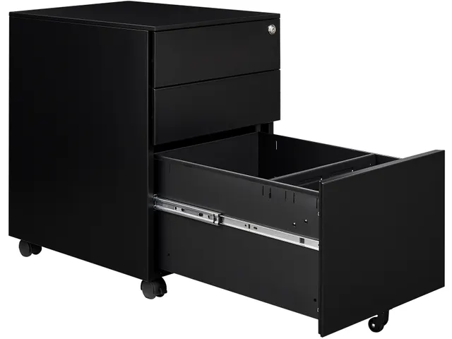 Ladeblok Verrijdbaar Zwart