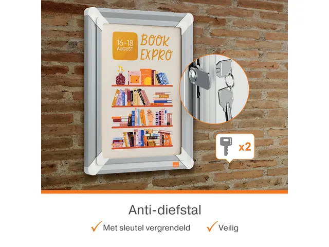 Cadre clipsable Nobo Premium Plus verrouillable A4