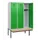 locker met bank,HxBxD 1950x1200x815mm,3vak,vak B 400mm,cilinderslot