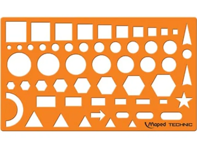 Sjabloon Diverse Figuren, Op Blister