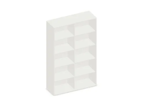 kantoorstelling,HxBxD 1920x1200x430mm,4xhouten vloer,decor romp wit