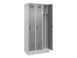 locker voor scheiding van kleding,HxBxD 1950x900x500mm,3vak
