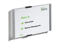 Deurbordje Durable 210x148.5mm metaal/zilver