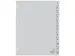 OUTLET Tabblad Kangaro A4 cijfers PP 120 micron grijs 23-gaats 12-deli
