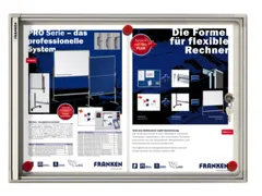 Infovitrine 2xa4 Whiteboard Voor Binnen Aluminium Frame Deur Acrylglas