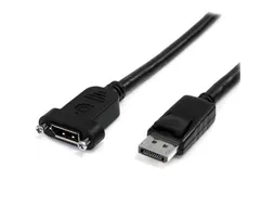 Displayport Extension Panel Mount Cable - M/f 1 Meter