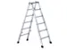 Boktrap Aluminium L 1 37M 2X6Treden Dubbelzijdig