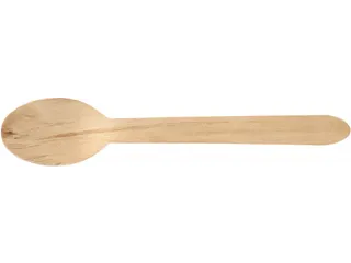 Lepel Hout 16,5 cm Pak 250 stuks - 1