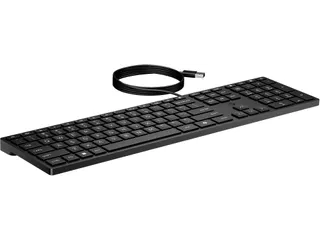 HP Desktop 320K toetsenbord met kabel azerty zwart - 1