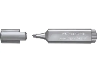Tekstmarker Faber Castell Metallic zilver - 5