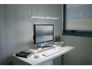 Bureaulamp Unilux Strata base led wit - 9