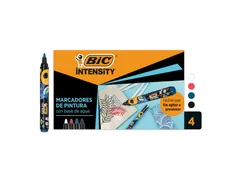 Paintmarker Bic Intensity assorti 4 stuks