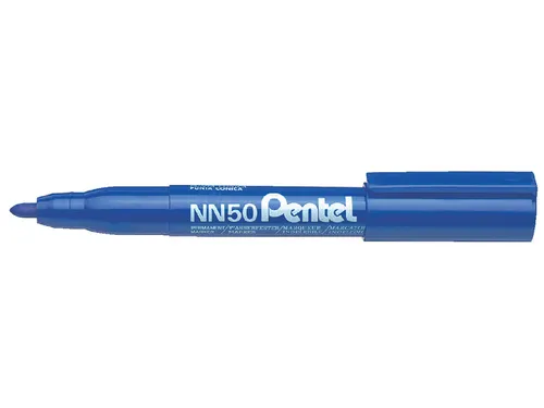 Viltstift Pentel NN50 rond blauw 1.5-3mm