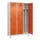 locker voor scheiding van kleding,HxBxD 1950x1200x500mm,3vak