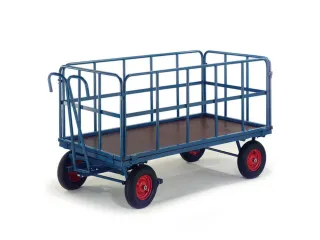 handtrekwagen,draagverm. 1000kg,laadvl. LxB 1530x730mm - 1