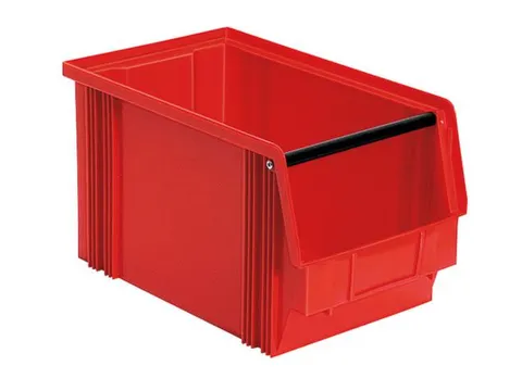 Zichtbak Hxbxd 200x200x350/300mm Pe Rood