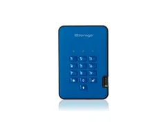 iStorage diskAshur2 256-bit 4TB USB 3.1 Harde Schijf Blauw