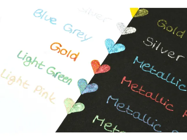 Gelschrijver Pentel K110 Dual medium metallic assorti 8 kleuren