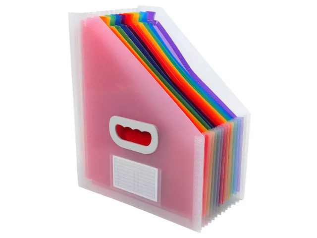 Tijdschriftenhouder PP CRYSTAL transp.