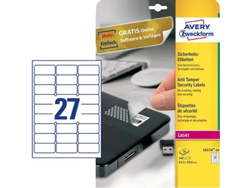 Bestendig Veiligheidetiket