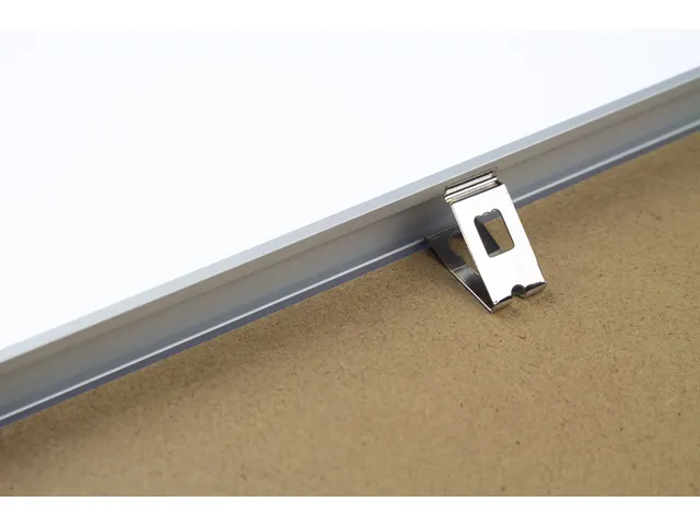 Fotolijst Seco A2 zilverkleur Geborsteld aluminium. 11mm