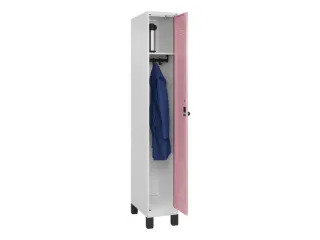 locker,HxBxD 1950x300x500mm,1vak,vak B 300mm,draaigrendel,voeten - 1