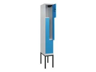Z-garderobekast,HxBxD 2120x300x500mm,vak B 150/300mm,cil.-slot - 2