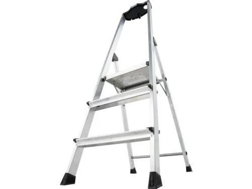 trapladder,eenzijdig,3trede(n),balk L 1,55m,aluminium